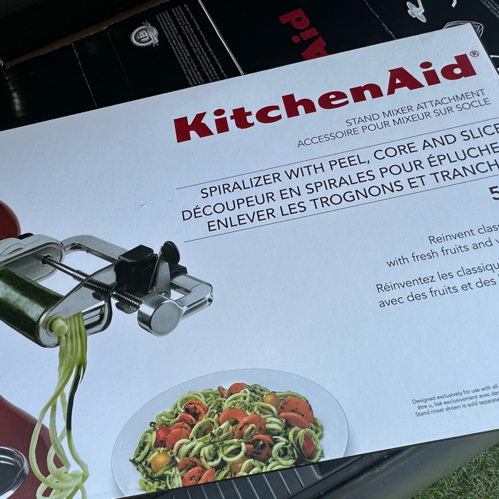 KitchenAid 5 Blade Spiralizer With Peel, Core And Slice